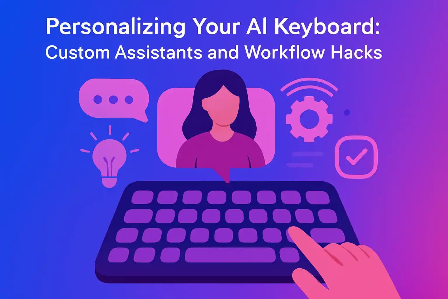 Personalizing your AI keyboard with custom assistants