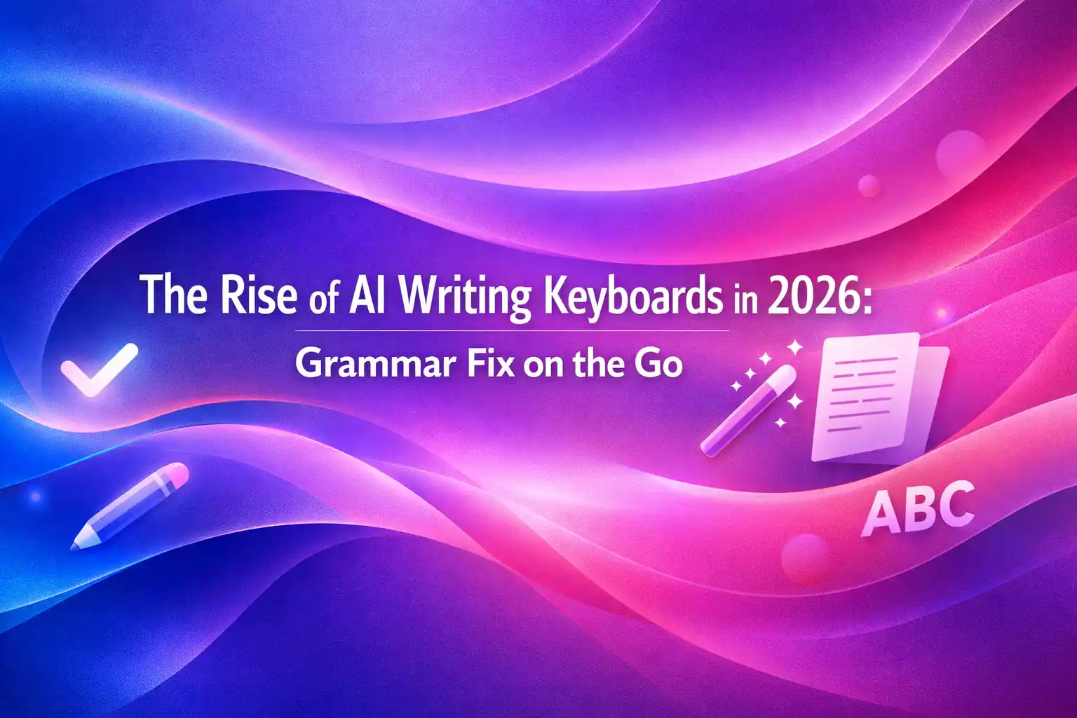 The Rise of AI Writing Keyboards in 2026: Grammar Fix on the Go