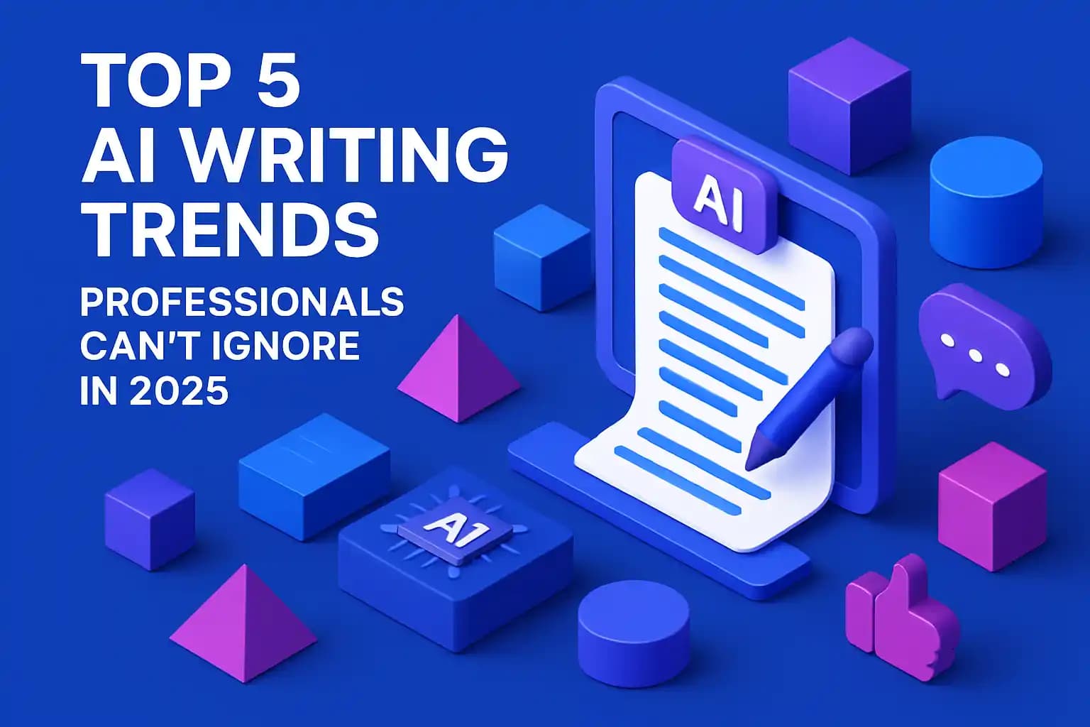Top 5 AI Writing Trends Professionals Can't Ignore in 2025