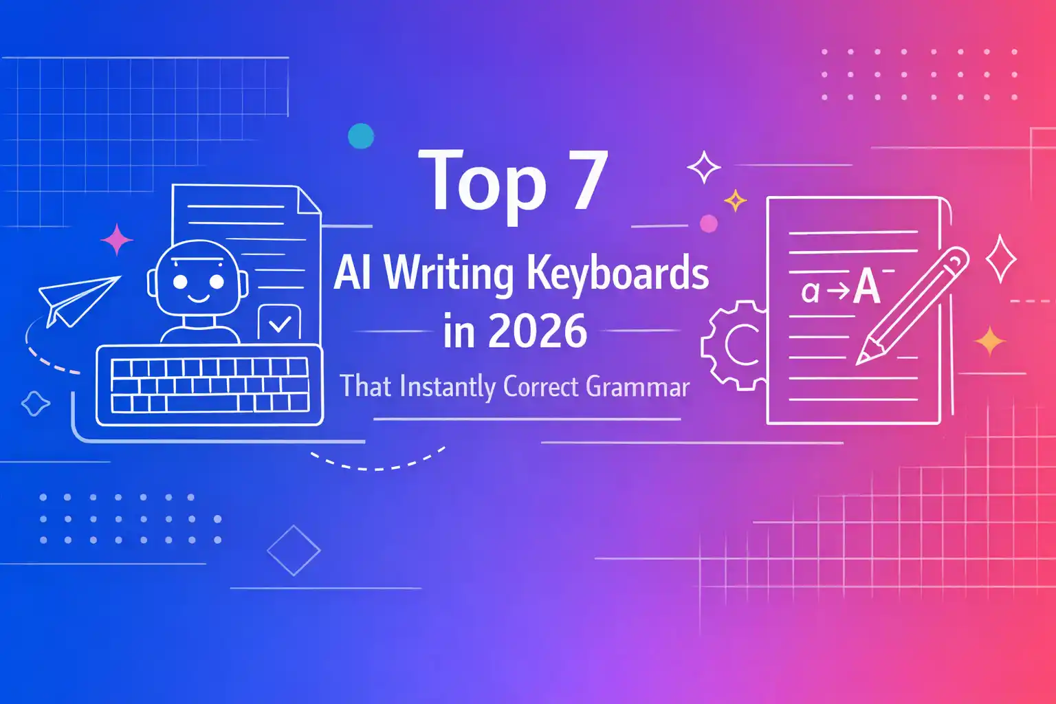 CleverType Blog Post Thumbnail: Top 7 AI Writing Keyboards in 2026 That Instantly Correct Grammar Featured image for article: Top 7 AI Writing Keyboards in 2026 That Instantly Correct Grammar