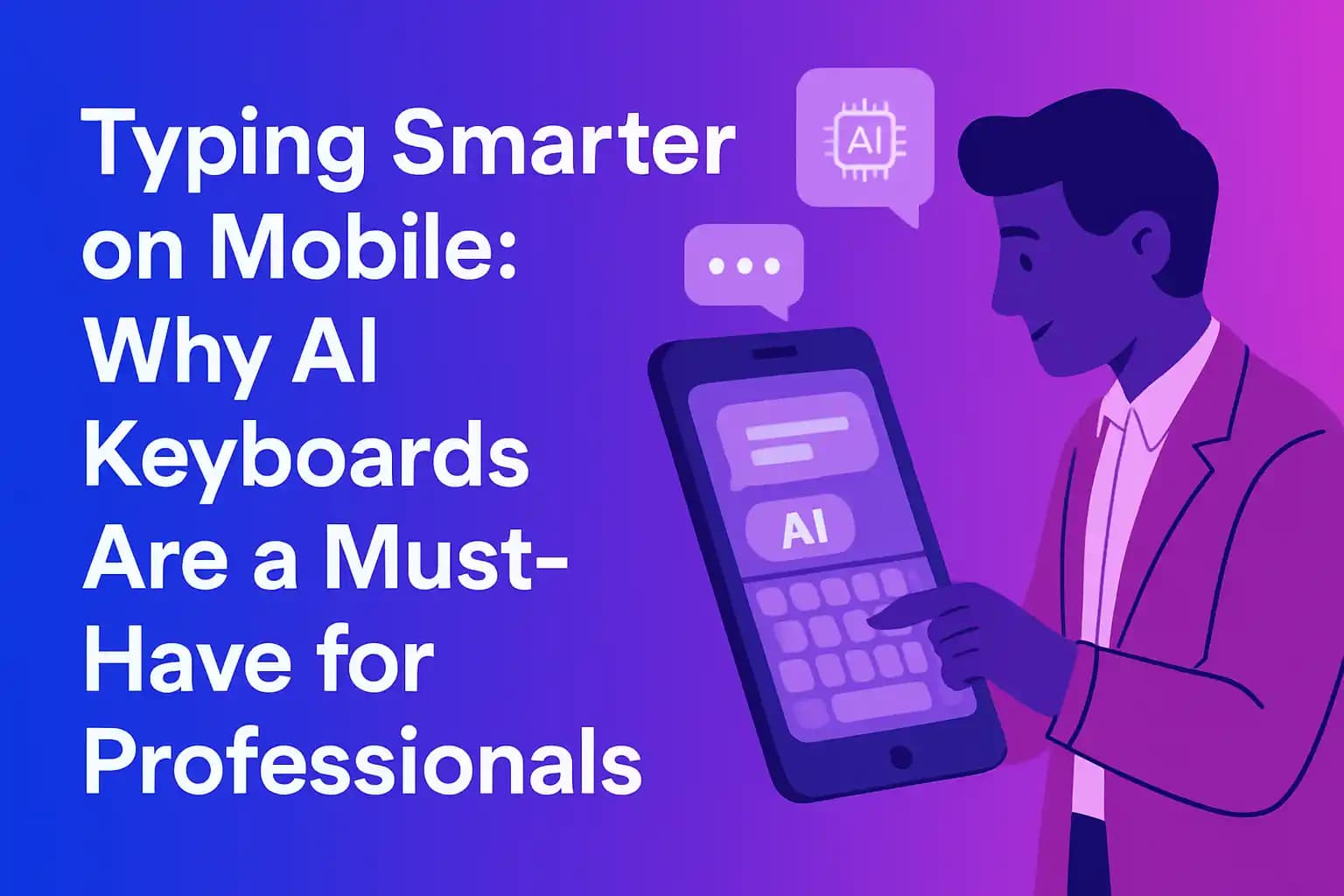 Typing Smarter on Mobile: Why AI Keyboards Are a Must-Have for Professionals