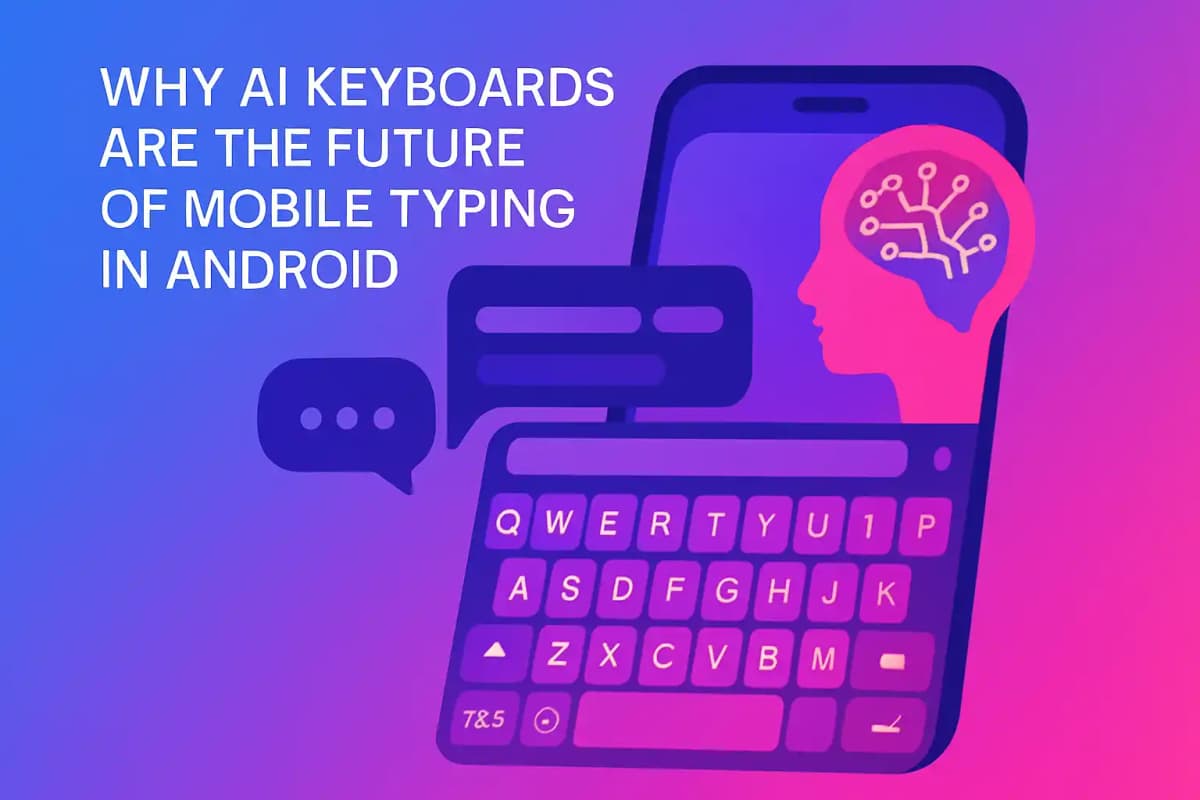 CleverType Blog Post Thumbnail: Why AI Keyboards are the Future of Mobile Typing in Android Featured image for article: Why AI Keyboards are the Future of Mobile Typing in Android